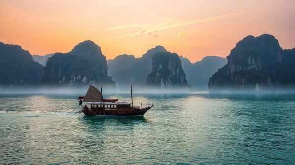 Découvrez les merveilles naturelles de la baie d'Halong